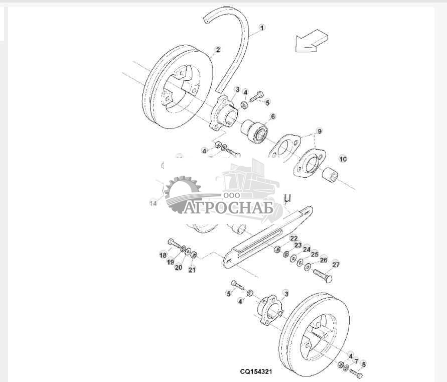 Привод механического сепаратора 